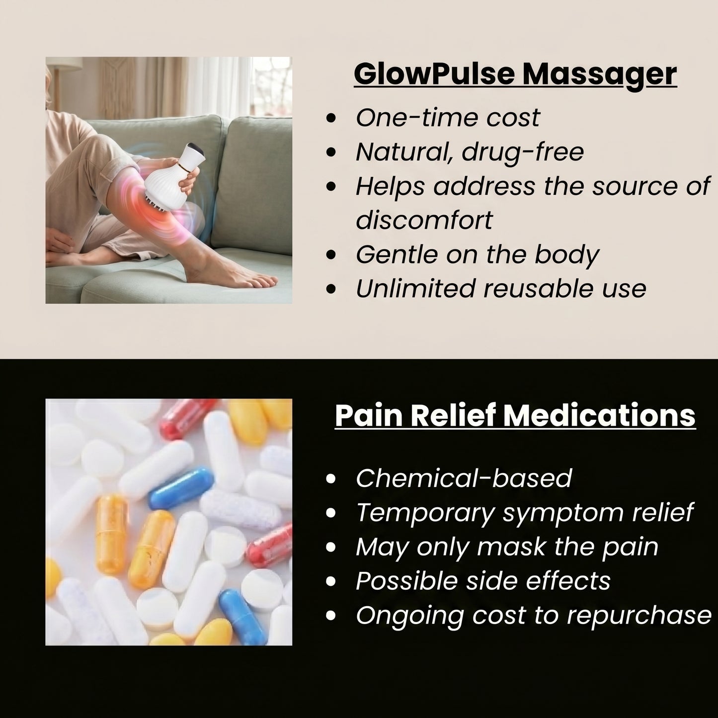 GlowPulse Massager